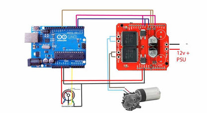 Dual Monster Moto Shield VNH3ASP30 - DC Motor Driver, 2x14A (Peak 30A)