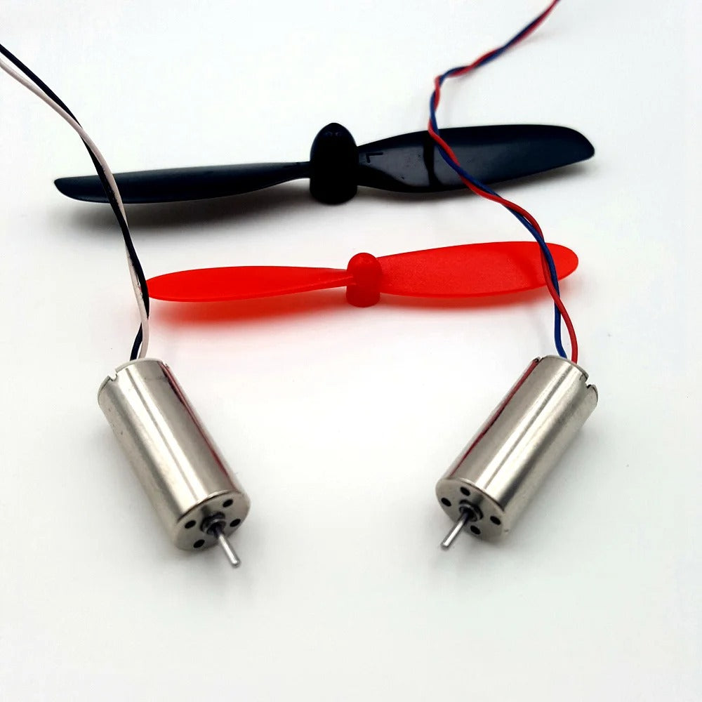 8520 8.5x20mm Magnetic Micro Coreless Motor with 75mm Propeller - Pack of 2