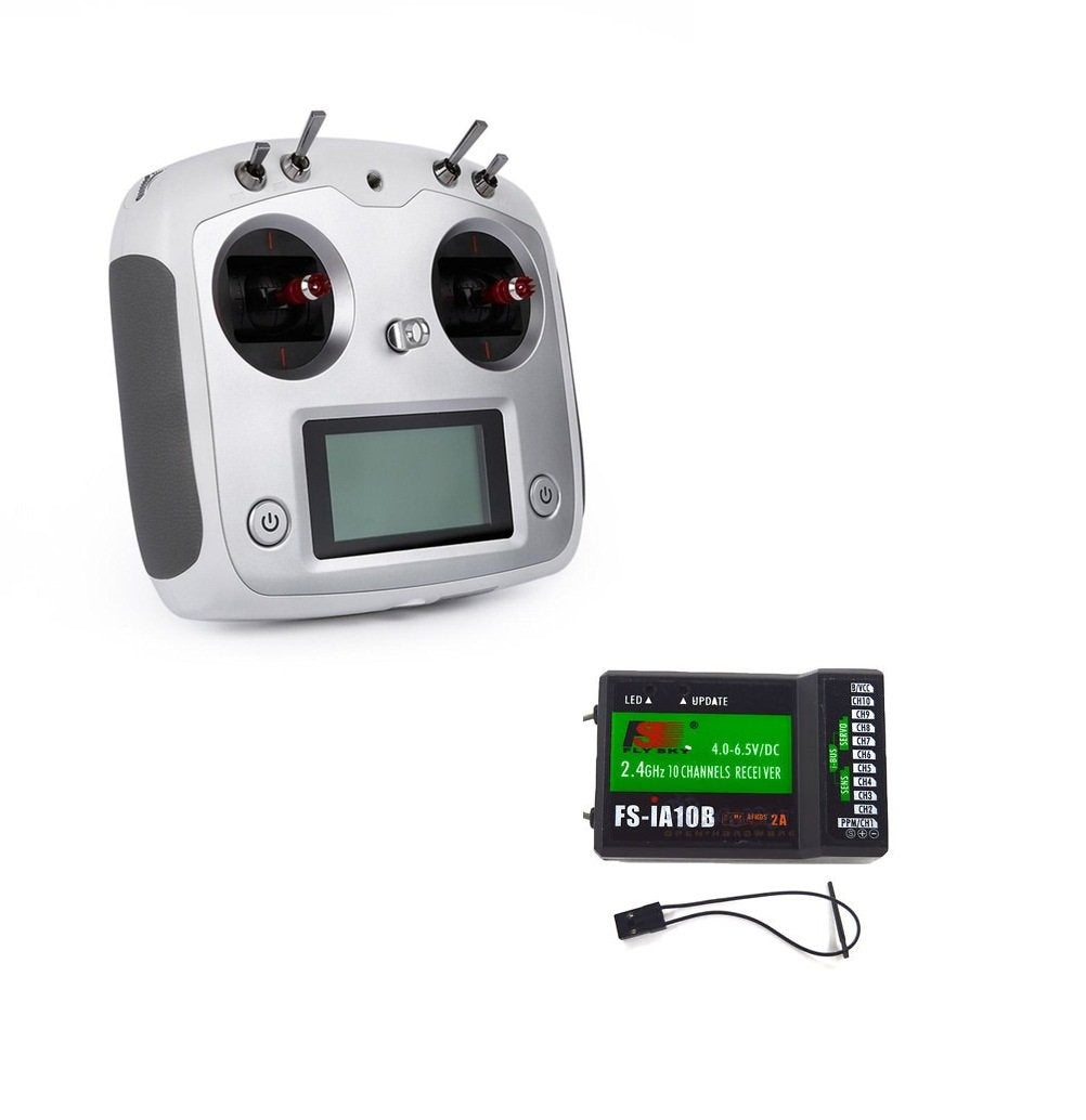 Flysky FS-i6S 2.4GHz 10CH AFHDS 2A RC Transmitter with FS-iA10B 10CH Receiver