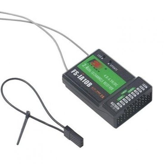 Flysky FS-i6X 2.4GHz 6CH AFHDS 2A RC Transmitter with FS-iA10B 2.4GHz 10CH Receiver"