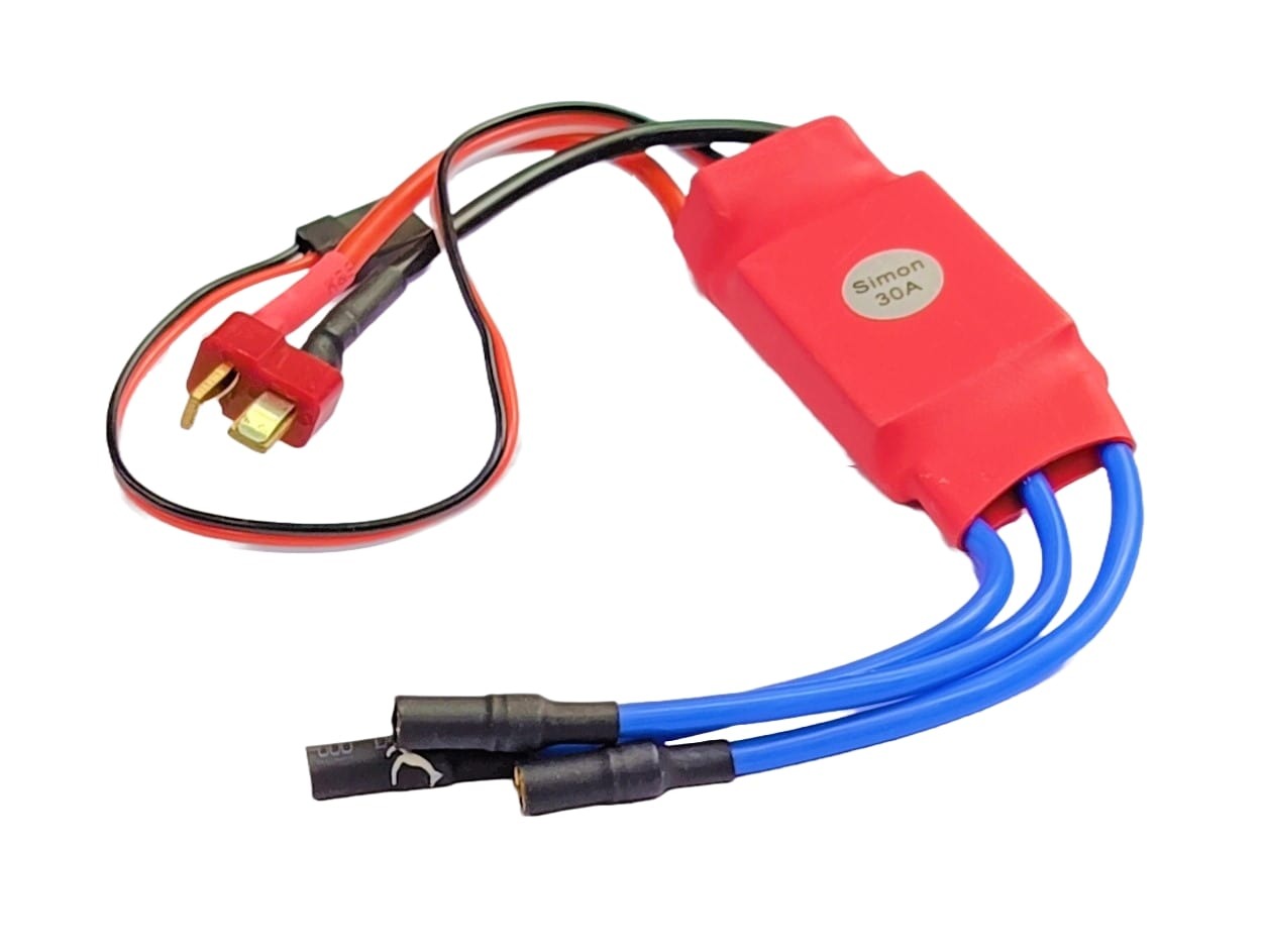 SimonK 30A BLDC Electronic Speed Controller (ESC) with Connectors