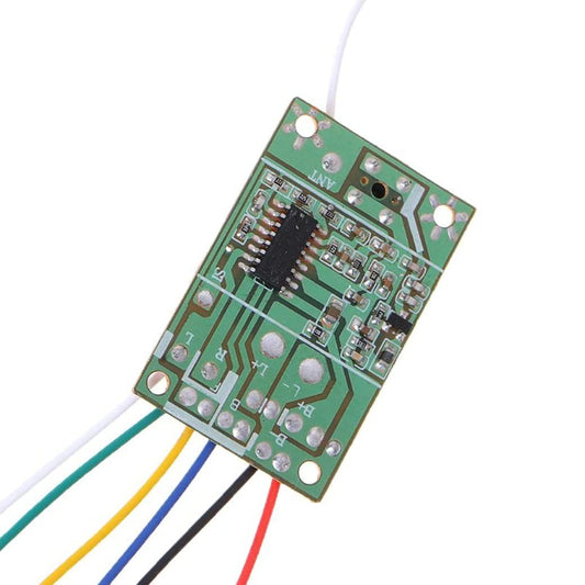 4CH 40MHz Remote Transmitter & Receiver Board with Antenna for DIY RC Car Robot