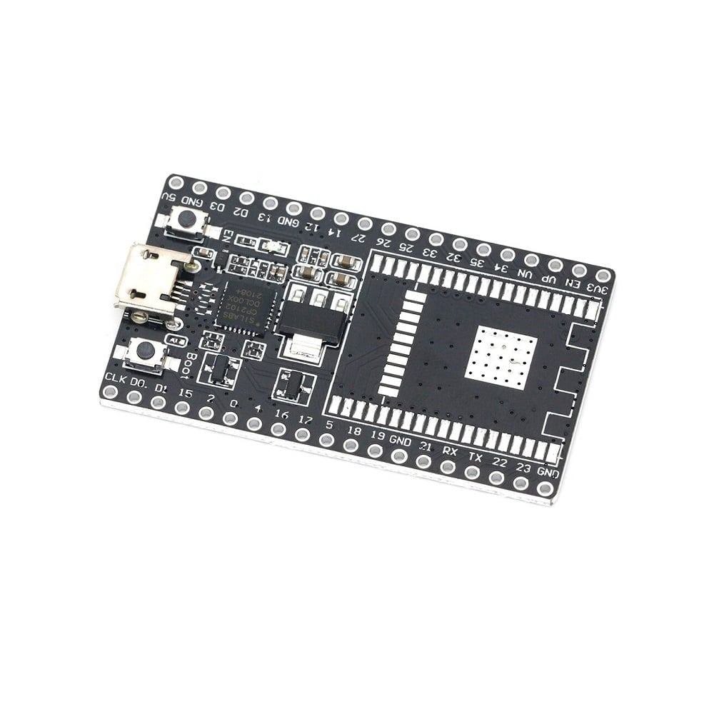 Black ESP32-DEVKITC Development Board Backboard