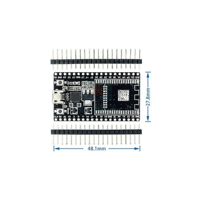 Black ESP32-DEVKITC Development Board Backboard