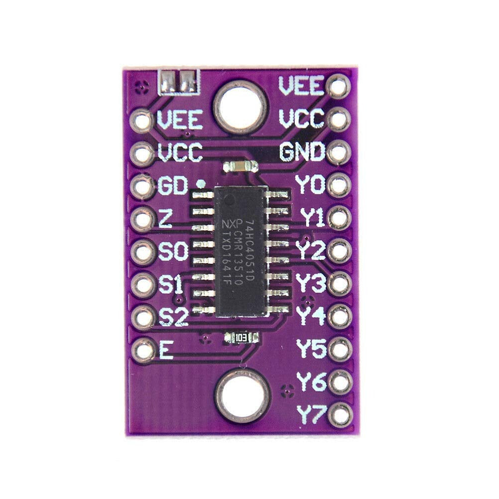 CJMCU-4051 74HC4051 8-Channel Analog Multiplexer/Demultiplexer Breakout Board for Arduino