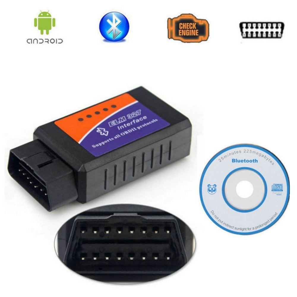 ELM327 OBD2 V2.1 Bluetooth Interface - Auto Car Diagnostic Scanner