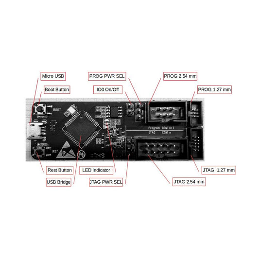 ESP-Prog Development Board: JTAG Debug Program Downloader Compatible for ESP32