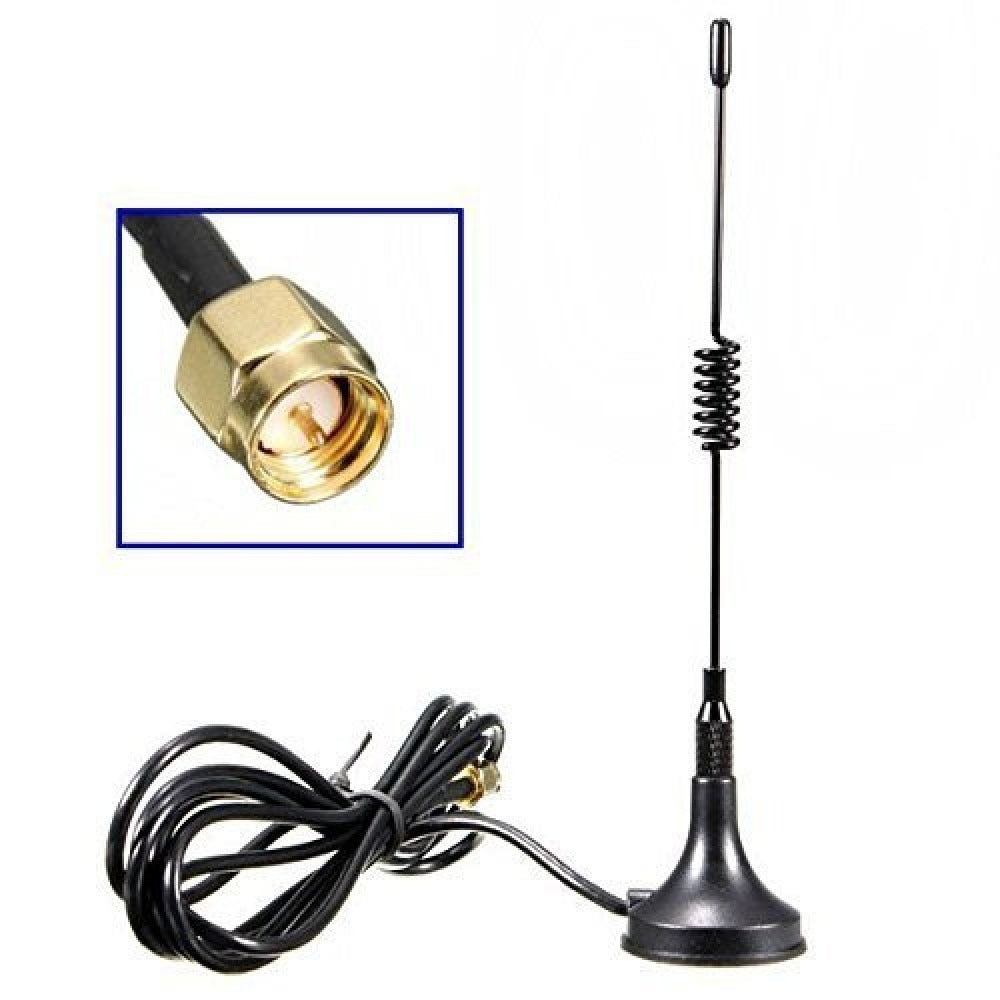 GSM 3dBi Magnetic Spring Antenna - 2400-2483 MHz