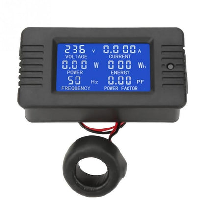 PZEM-022 100A AC Digital Power Monitor Voltmeter Ammeter Frequency Factor Meter