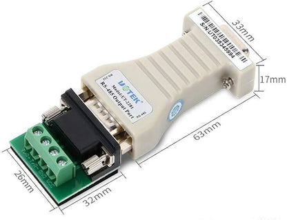 RS232 To RS485 Serial Converter Adapter With Terminal Board