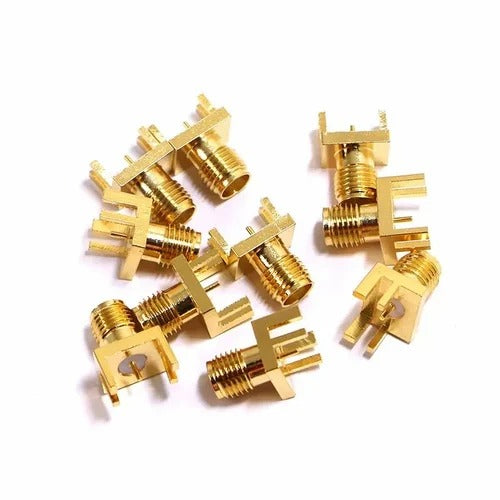 SMA Female Straight Edge PCB Mount Connector for 1.6mm PCB