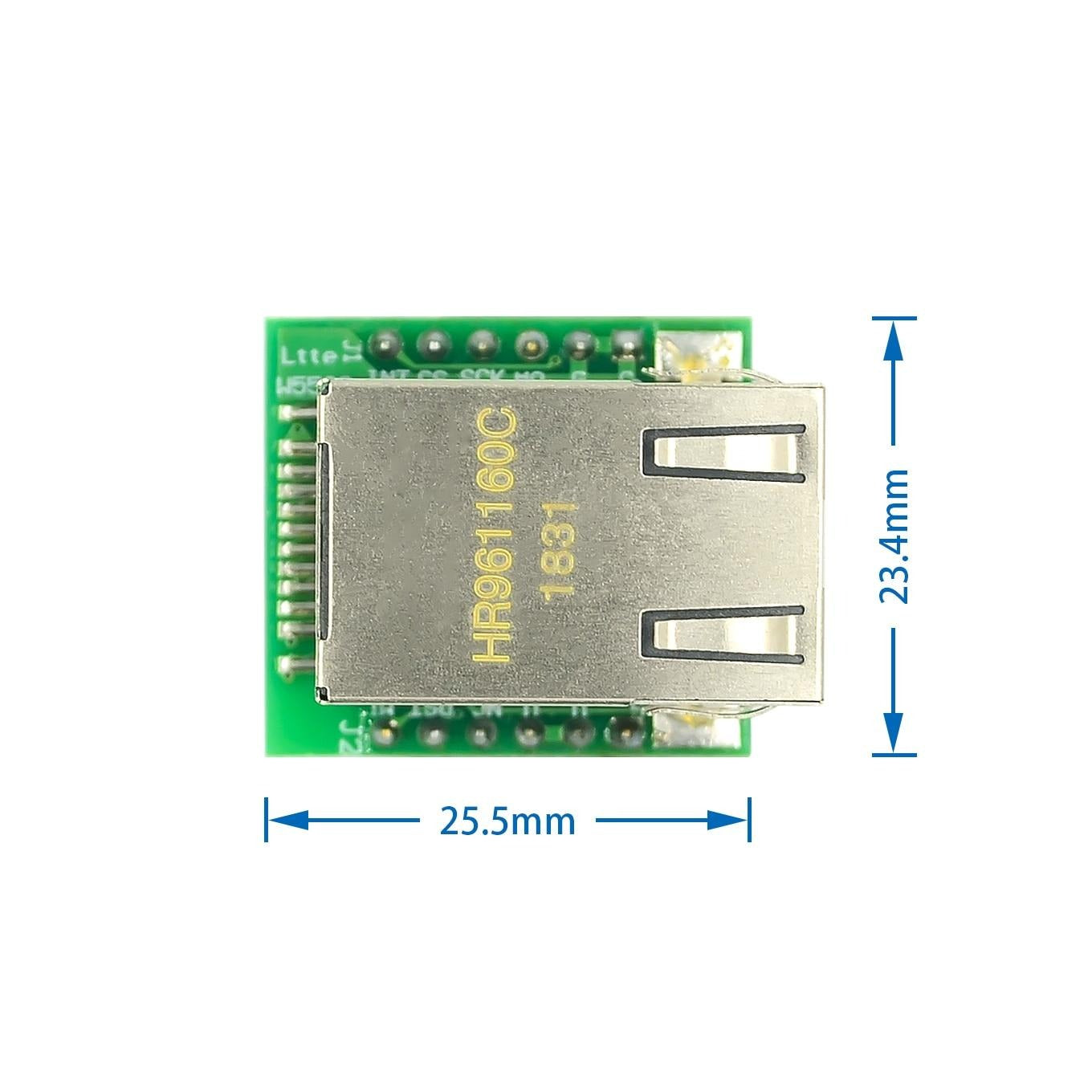 W5500 TCP/IP SPI to LAN Ethernet Interface Converter