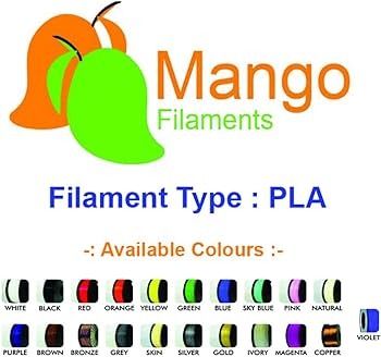 Mango PLA 1.75mm 3D Printing Filament - 1kg (White)