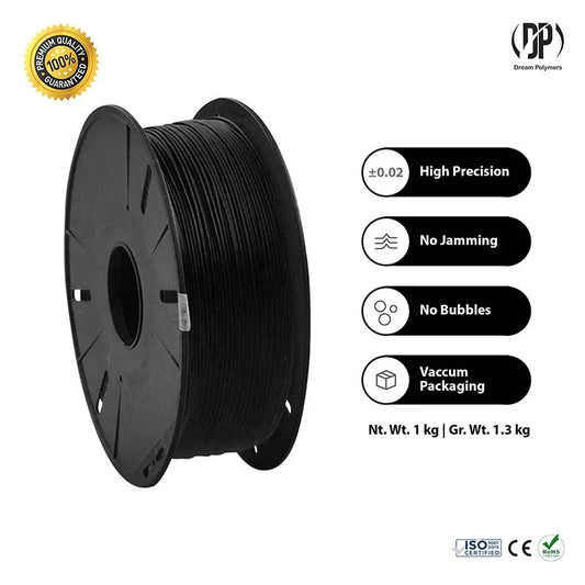 Mango TPU 1.75mm 3D Printing Filament - 1kg (Black)