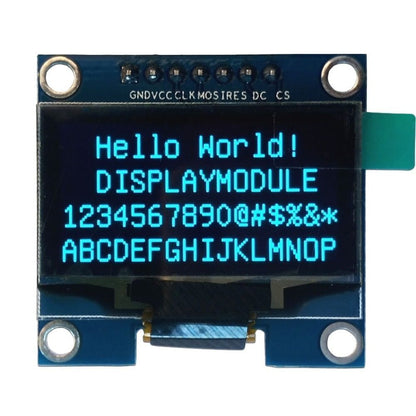 1.3 Inch OLED Blue Display Module 128 - 64, SPI Interface (7 Pin)