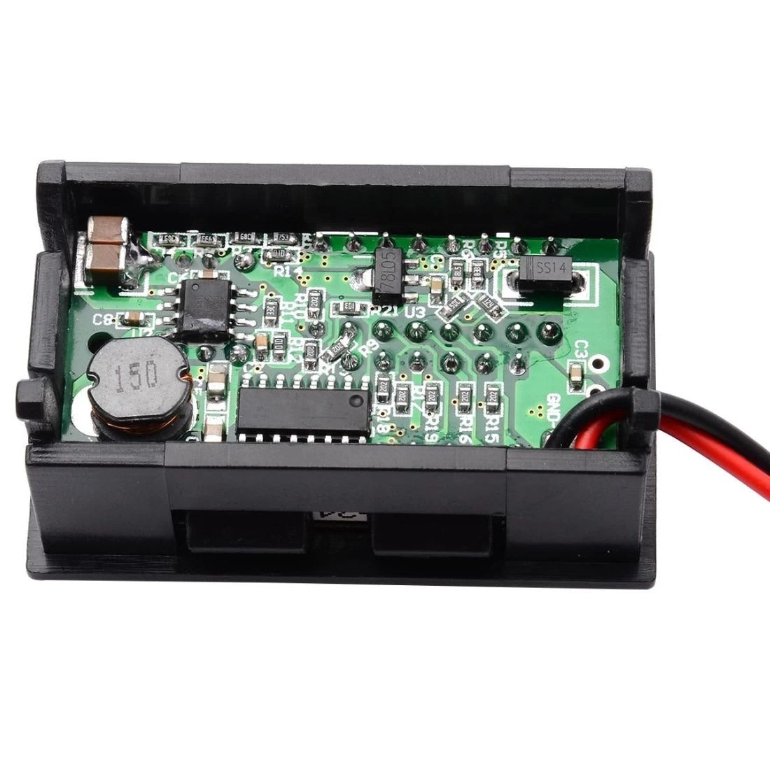 Universal Dual USB Digital Voltmeter and Battery Indicator Display Module (12V)