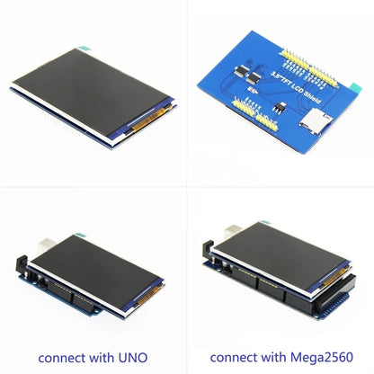 Arduino Uno 3.5 inch ILI9486 TFT Shield LCD Module (480 - 320) - Without Touch