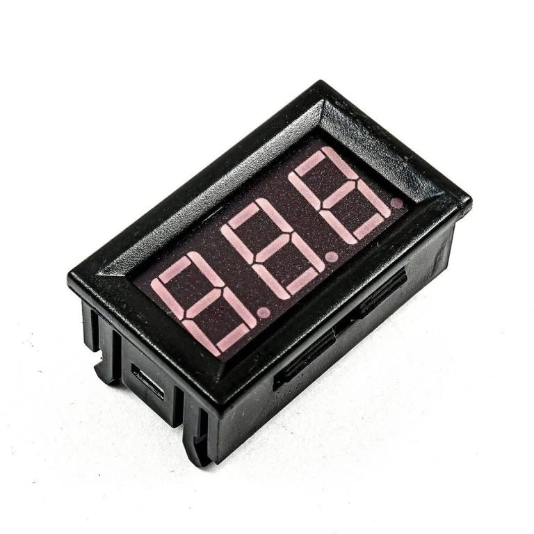 Red 0.56inch Two-Wire AC Voltmeter, AC220V, Range: 70V ~ 500V