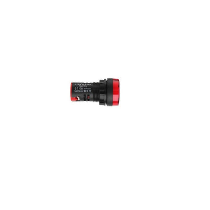 AD16-22SM 22mm Red LED Signal Indicator with Built-in Buzzer - AC/DC24V