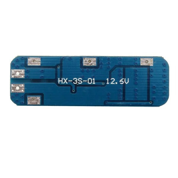 3S 11.1V 10A Lithium Battery Overcharge and Over-current Protection Board: 18650