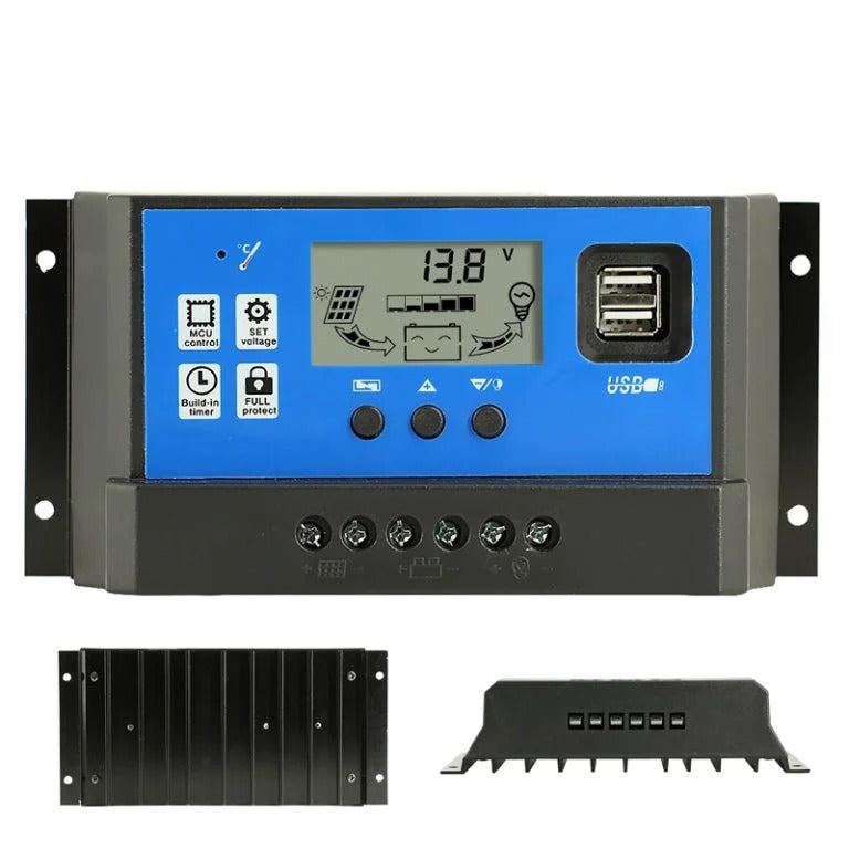 Intelligent LCD Solar Charge Controller: 40A