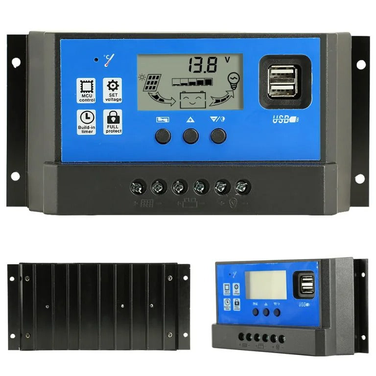 Intelligent LCD Solar Charge Controller: 60A