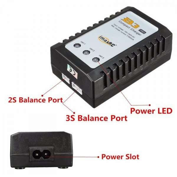 IMAX B3 Pro AC Compact Balance Charger for 2S-3S LiPo